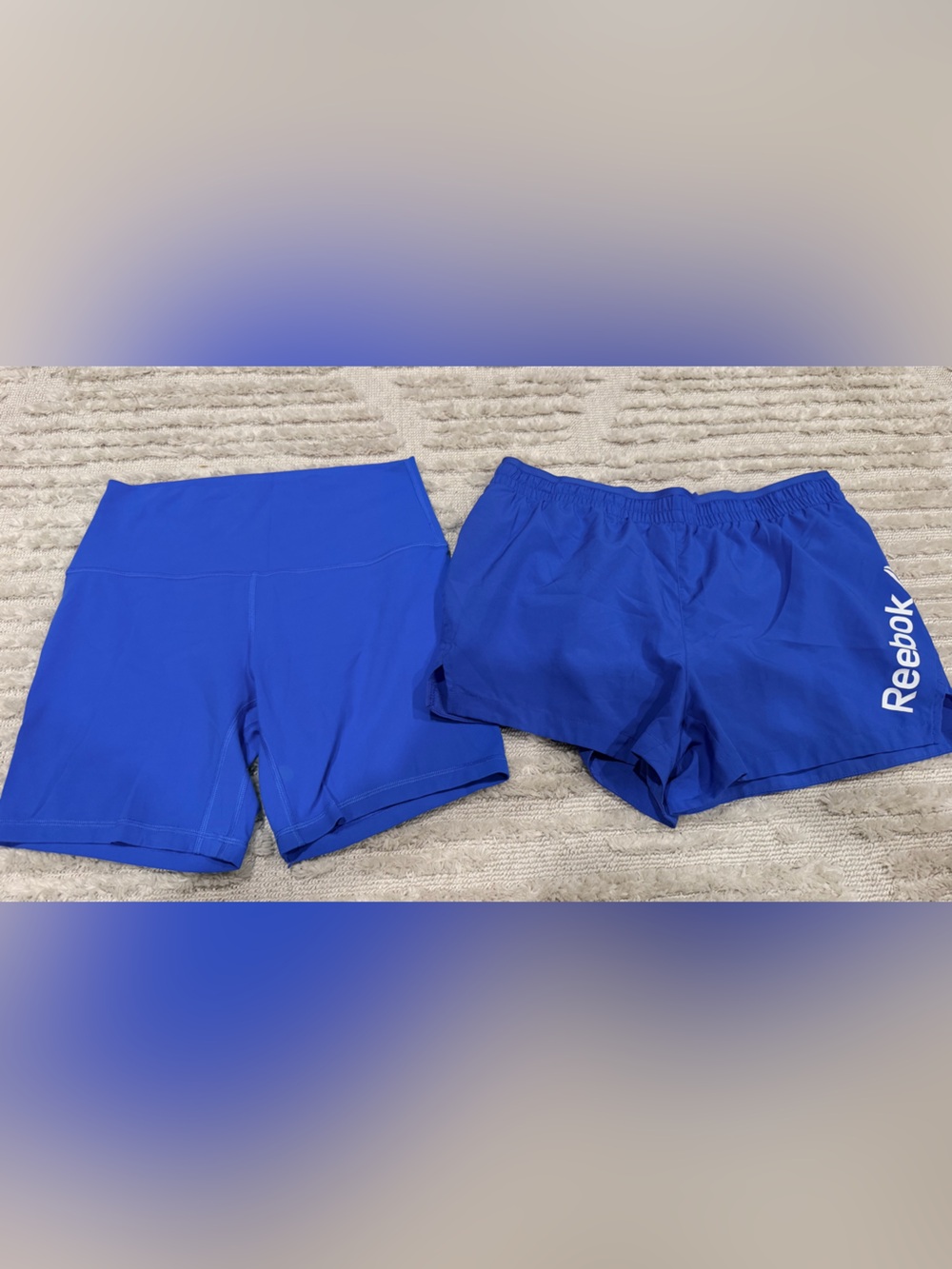 Royal Blue Athletic Shorts Set
